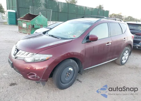 2009 Nissan Murano Sl z USA, uszkodzony, nr VIN JN8AZ18U89W027033